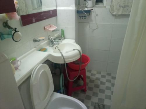 Koupelna v ubytování Ocean House - Ipjang