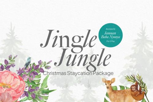 茂物茂物苏利坎肯纳1O1酒店的圣诞故事包，包含一只鹿和鲜花