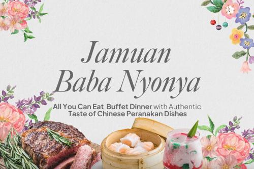 茂物茂物苏利坎肯纳1O1酒店的一块写着“japanandan baba nuriwa”的牌子，旁边放着一个盘子