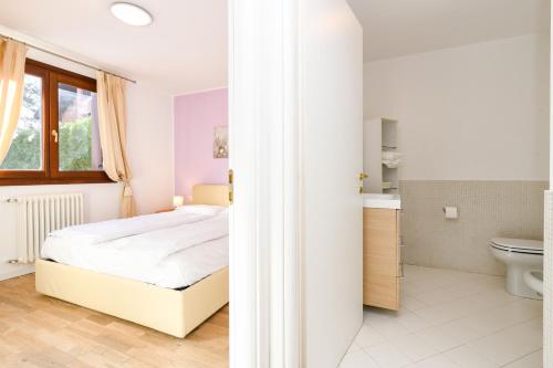 Koupelna v ubytování Residence Rta La Rosa delle Dolomiti