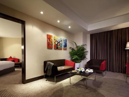Posezení v ubytování Shenzhen Novotel Watergate
