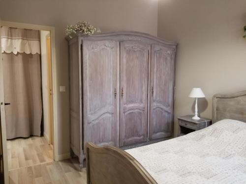 Кровать или кровати в номере Joli T2 de 40m² à louer à Le Muy (83490)