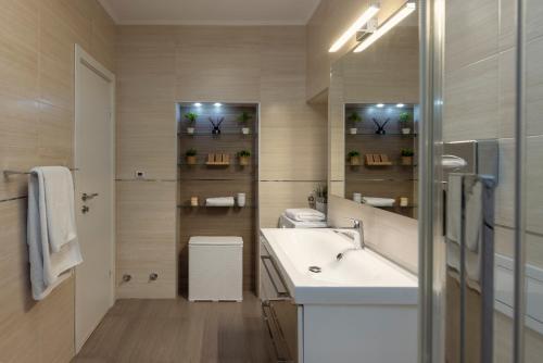 Koupelna v ubytování Villa King