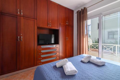 Кровать или кровати в номере Villa Del Mar