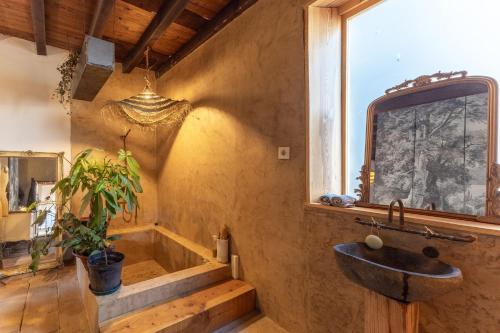 Ένα μπάνιο στο Relax En Casona Única Lanueva