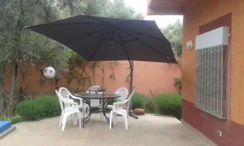 Αίθριο ή υπαίθριος χώρος στο Dar Atlas, Piscine & Jacuzzi Sans Vis-à-Vis