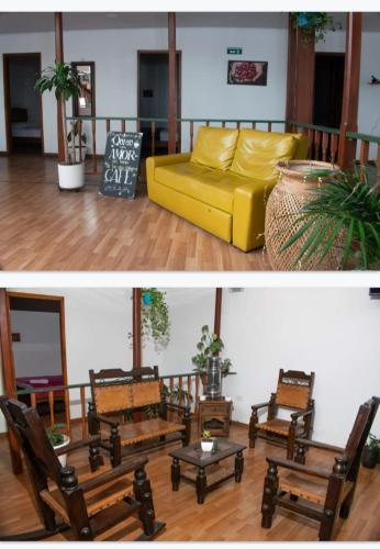 Posezení v ubytování Hotel Café Arábico