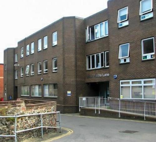 Bygningen som lejligheden ligger i