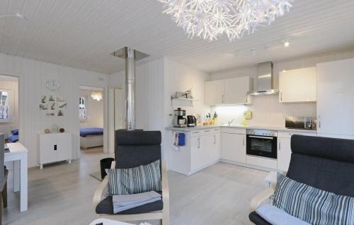 Η κουζίνα ή μικρή κουζίνα στο Haus Rotkehlchen