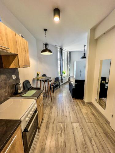 Køkken eller tekøkken på Gniezno centrum Łubieńskiego