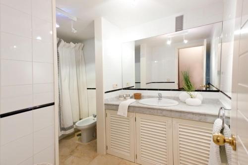 Koupelna v ubytování Chalet adosado en Pasito BM17