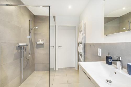 Koupelna v ubytování Ferienwohnungen Vogelsang