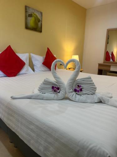 Postel nebo postele na pokoji v ubytování Theclickguesthouse