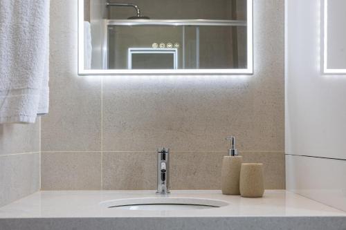 Koupelna v ubytování Chrystal Residences