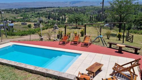 Πισίνα στο ή κοντά στο Complejo Terrazas al Champaqui