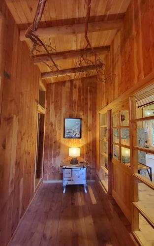 TV a/nebo společenská místnost v ubytování Refugio Salvatierra