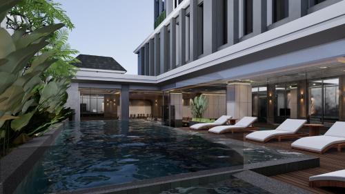 Bazén v ubytování Arkadewi Boutique Hotel Prawirotaman nebo v jeho okolí