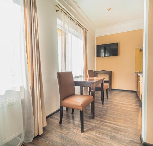 Apartamenty Wratislavia TV 또는 엔터테인먼트 센터