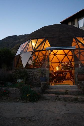 Byggingin sem hótelið er í