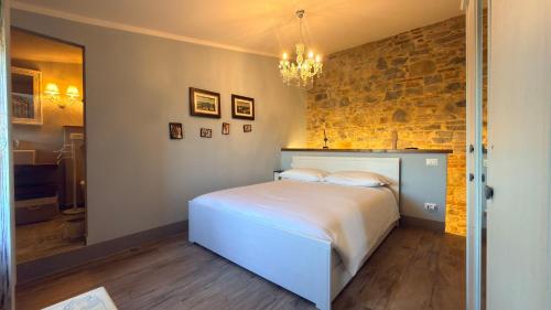 Una cama o camas en una habitación de Charming Apartment by Halldis