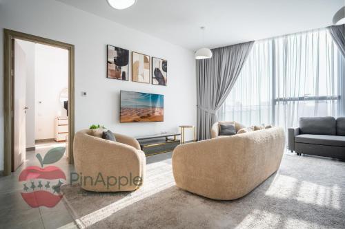 Lux 1BR Direct access to Dubai Marina 4 people