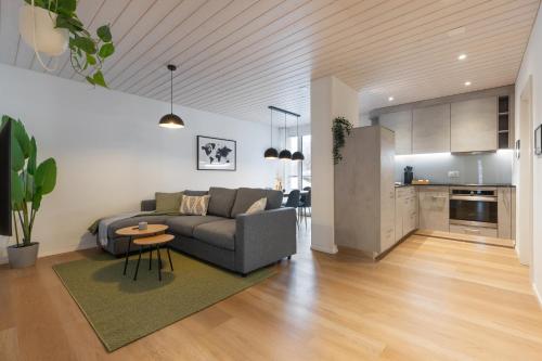 Nhà bếp/bếp nhỏ tại Lungern Alpine Stay with free parking