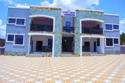 Bygningen som pensionatet ligger i