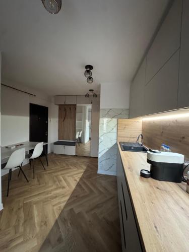 Kuchyň nebo kuchyňský kout v ubytování 1 Mai Apartament
