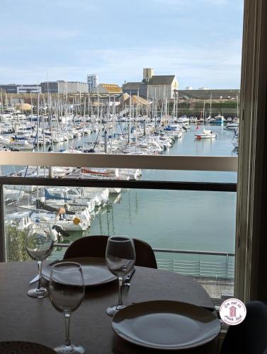 Cap au port - Studio duplex 2 pers avec vue port