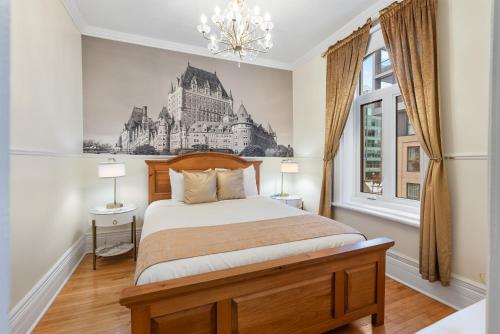 Postel nebo postele na pokoji v ubytování Hotel Charles-Alexandre - Par Aneyro