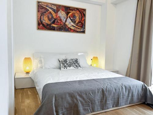 Ένα ή περισσότερα κρεβάτια σε δωμάτιο στο Cvet Apartment 1