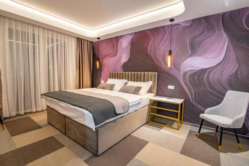 Postel nebo postele na pokoji v ubytování Hotel Story