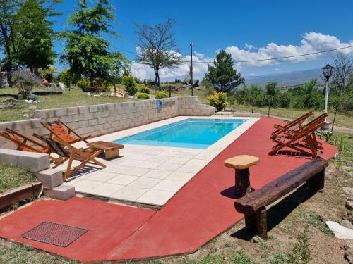 Swimmingpoolen hos eller tæt på Complejo Terrazas al Champaqui