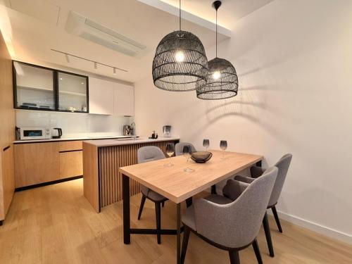 Kuchyň nebo kuchyňský kout v ubytování Air Onia