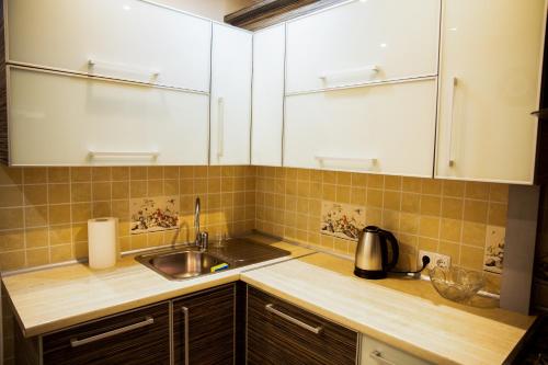 Køkken eller tekøkken på Luxury Center Apartment