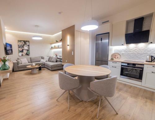 Kuchyň nebo kuchyňský kout v ubytování Andre House Trikala