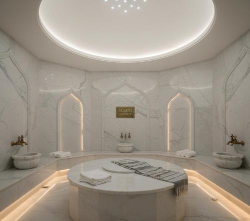 Koupelna v ubytování Alaia Legacy Resort Hotel