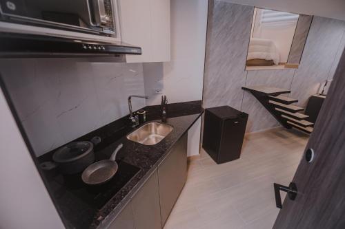 Η κουζίνα ή μικρή κουζίνα στο Torre U kooliving