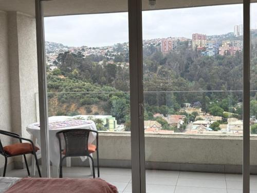 Ban công/sân hiên tại Departamento centro de viña