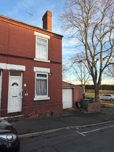 Bygningen som feriehuset ligger i