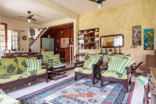 Et opholdsområde på Casa em Cabo Frio com Piscina e Acesso a Praia