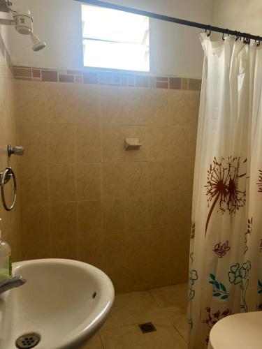 Ένα μπάνιο στο Apartamento La Casona