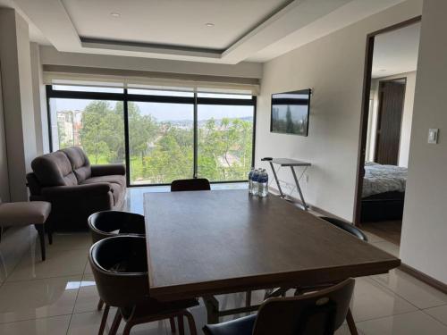 Χώρος καθιστικού στο Hermoso departamento