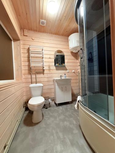 Koupelna v ubytování Guest house Zatishniy dvir