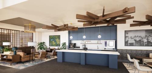 Nhà bếp/bếp nhỏ tại The Lantern Hotel Columbia