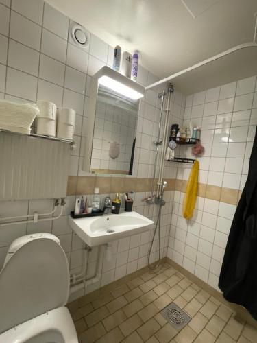 Ένα μπάνιο στο Cozy Private Room in Uppsala