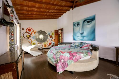 Posezení v ubytování The Secret Buddha