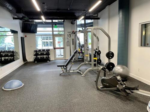Fitness centrum a/nebo fitness zařízení v ubytování Kasa Bellevue Seattle