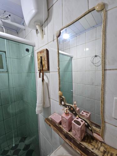 Ένα μπάνιο στο Pousada Nova Brasília Ilha do Mel