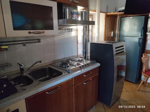 Η κουζίνα ή μικρή κουζίνα στο Case Pelati